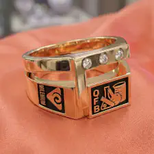 Anillo de graduación alianza doble modelo tonanzi quimico farmaceutico biologo qfb milenium