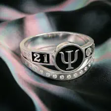 Anillo de graduación nuevos modelo baltico psicologia plata